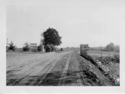 Road being built into Gwinn Island Camp