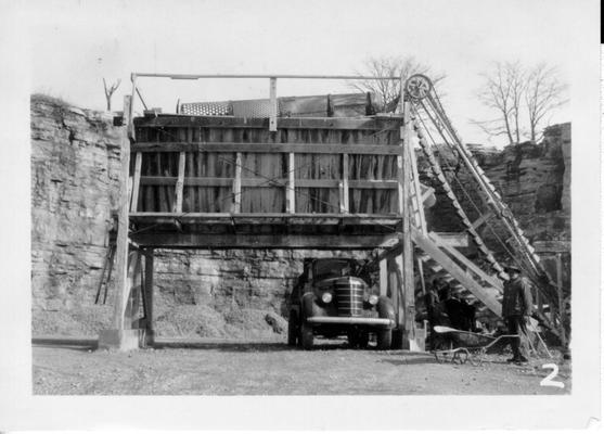 Stony Point Quarry operated by WPA, 1941