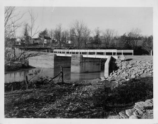 Mackville Road and Bridge constructed by WPA, 1941