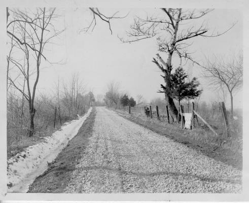 Riley Mill Road constructed by WPA, 1941