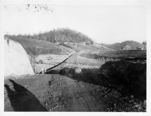 Frozen Cedar Road constructed by WPA