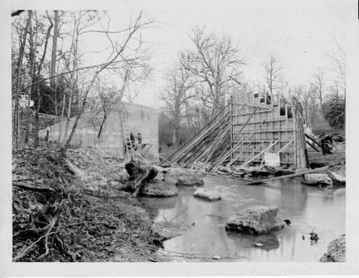 Bridge on Hebron Lane constructed by WPA Master Road Project