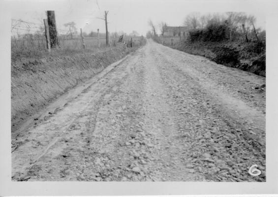 Freedonia Road constructed by WPA