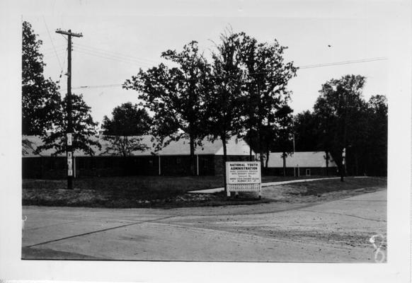 Training facility at Murray Normal School constructed by NYA, 1941