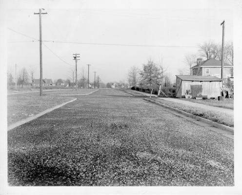 Macadam street in Murray, KY constructed by WPA