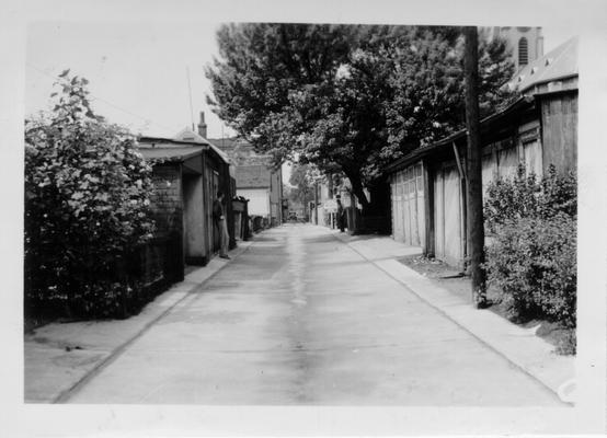 Bellvue Alley construction by WPA