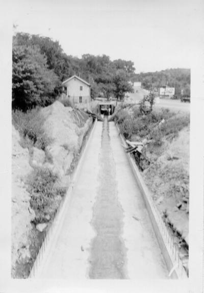 Newport sewer constructed by WPA, 1940