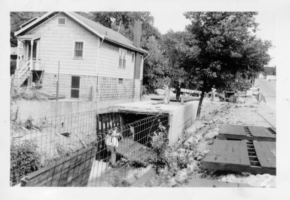 Newport sewer constructed by WPA, 1940
