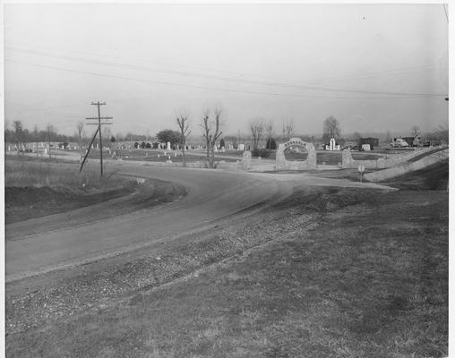 Main entrance, Rosedale Cemetery, Dawson Springs, KY