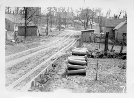 Street ready for paving in Bardwell, KY