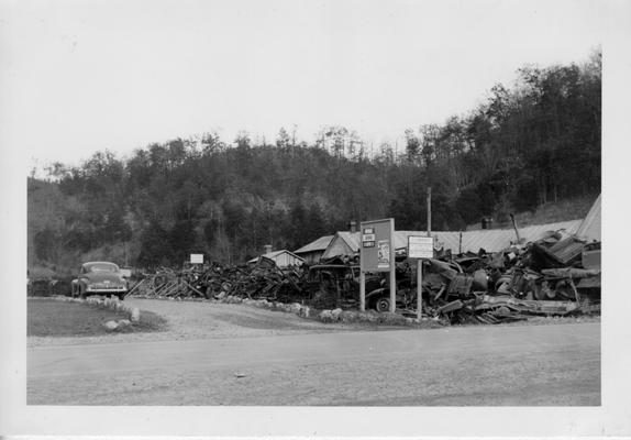 Scrap collected by WPA, November 1942