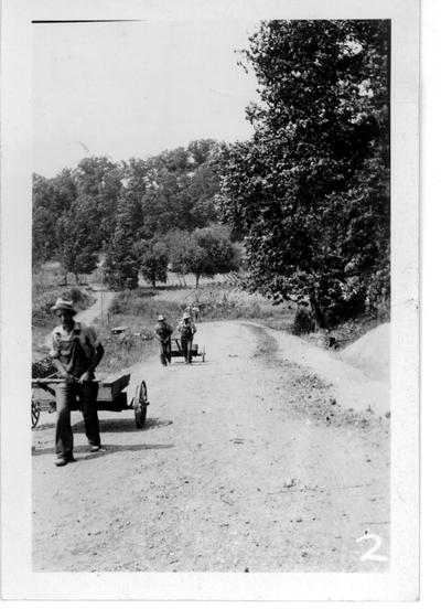 WPA Workers building Roads by hand