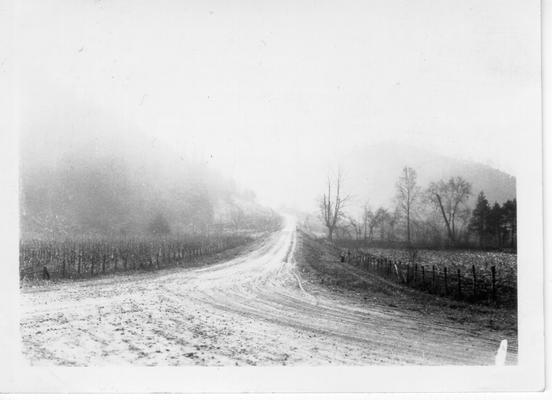 Road constructed by WPA under Master Road Project 1940