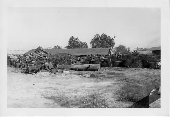 Scrap collected by WPA on October, 1942 in Owensboro, KY