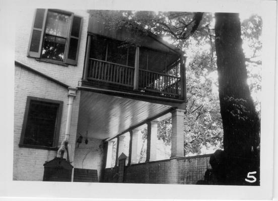Views of the Morgan House in Lexington, KY on September 13, 1938