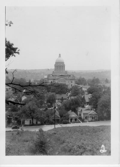 State Capitol (view form top of Capitol Hill), Frankfort, KY.  May, 1942