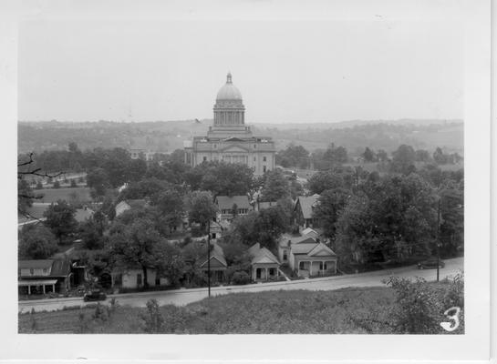 State Capitol (view form top of Capitol Hill), Frankfort, KY.  May, 1942