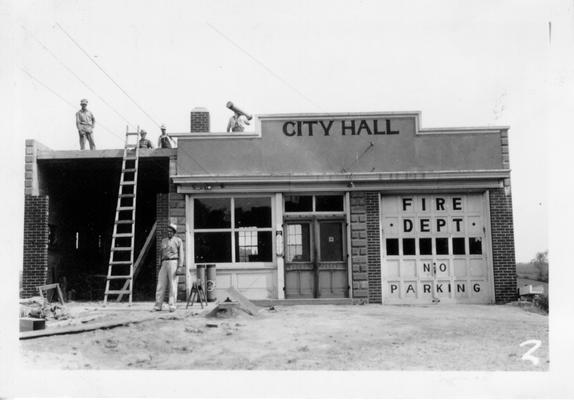 City Hall and Fire Station at Litchfield