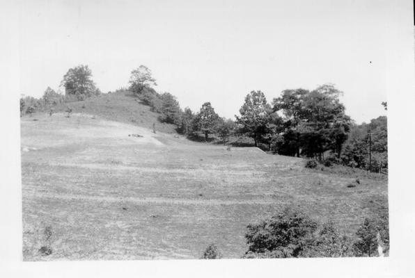 #2 Green at Harlan County Golf Course. Note terraces to keep ball from rolling to bottom of the hill