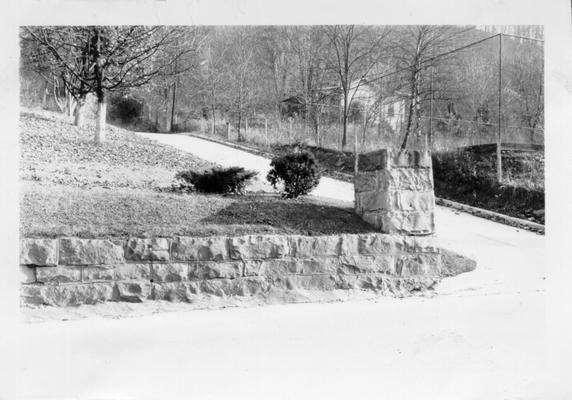 Entrance to Paddock Street, which is entrance to Green property, 1940