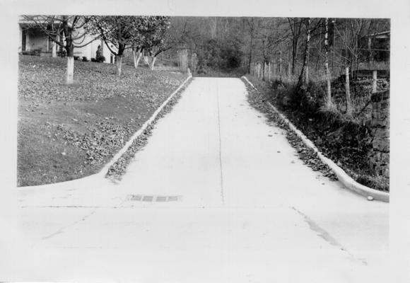 Paddock Street, which is also entrance to property of E.B. Green, 1940