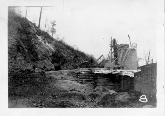 Quarry on top of Pine Mountain operated by WPA, 1940