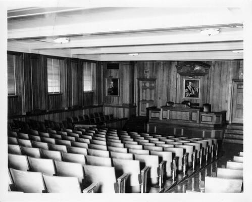 Courtroom in Law Building, University of Louisville
