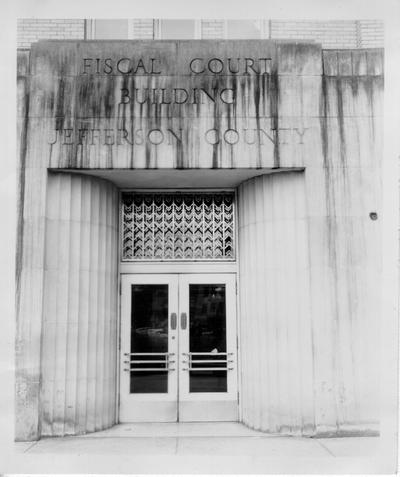 Entrance to Jefferson County Fiscal Court Building