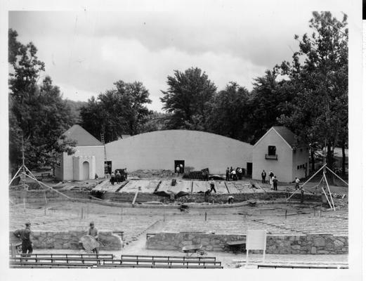 Iroquois Park Amphitheatre (front view of stage)