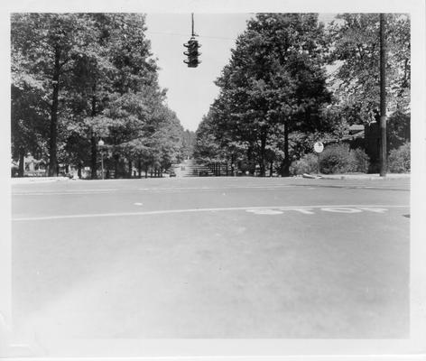 Resurfaced Eastern Parkway at Bardstown Road, 1938