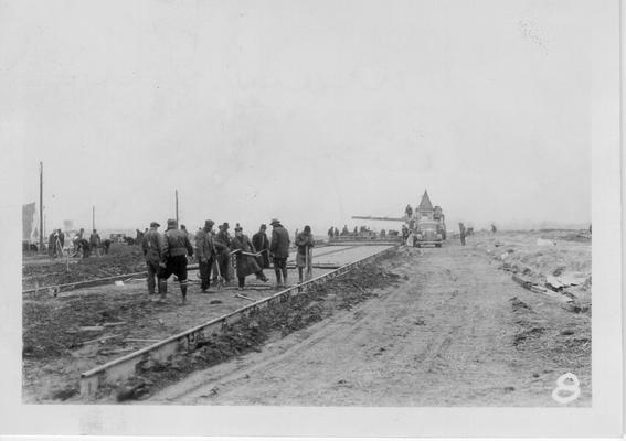 Putting in joint reinforcement unit at Bowman Field in connection with Defense Program, 1940-1941