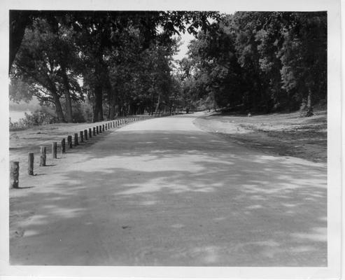 Shawnee Park driveway constructed by WPA