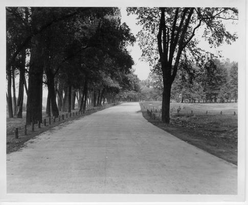 Shawnee Park driveway constructed by WPA