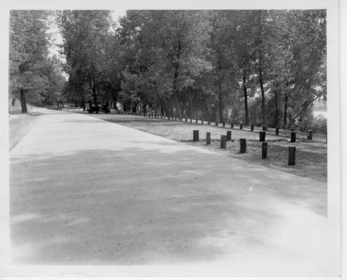 Shawnee Park driveway constructed by WPA