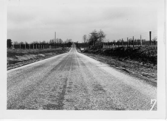 Murphy Lane ready for asphalt top constructed by WPA, 1942