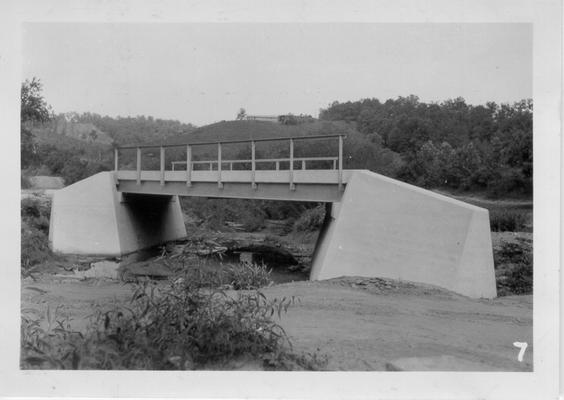 Bridge in Johnson County built by WPA, 1940