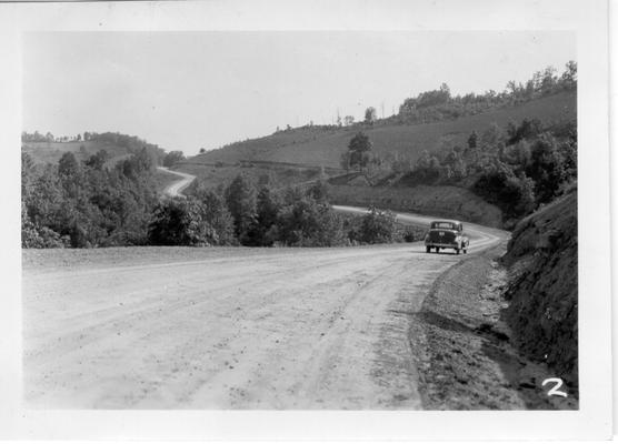 Grade and drain in Johnson County, 1940