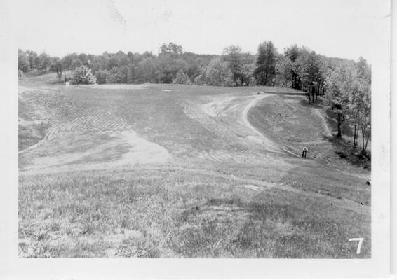 #8 Green and Fairway from tee on Devou Park Golf Course