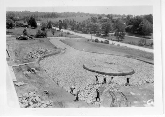 Driveway construction to Senior Independence School