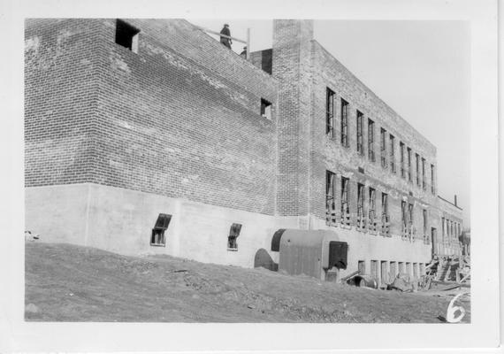Elsmere School built by WPA (rear view)