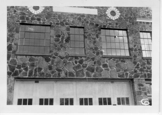 Stone work on Barbourville City Hall and Fire Station