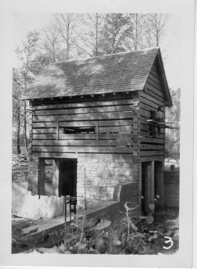 Construction mill constructed by the WPA at Levi Jackson Park