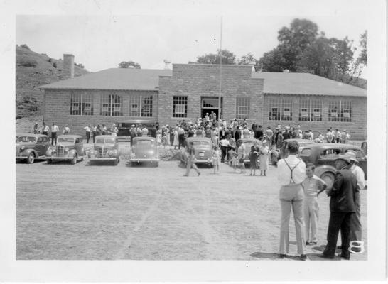 Dedication of Blaine School