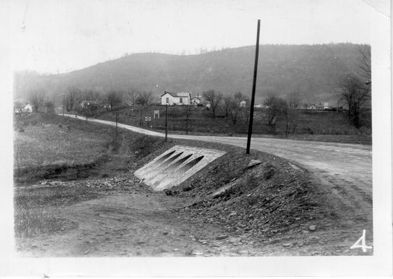 Lewis County drainage structure constructed by WPA, 1940