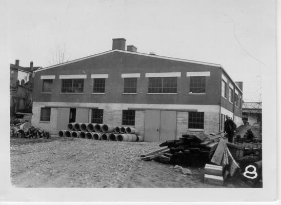 Lincoln County WPA Warehouse and Garage in Stanford, KY (rear view)