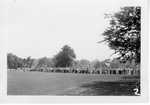 Dedication of Noble Park Golf Course, May 16, 1940