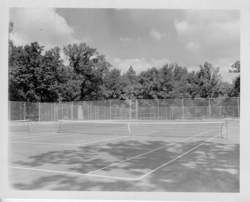 Tennis courts at Noble Park