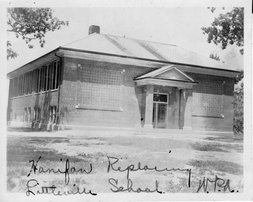 Hanifan School that replaced Old Littleville School