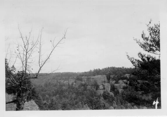 Mountain view in McCreary County, 1941