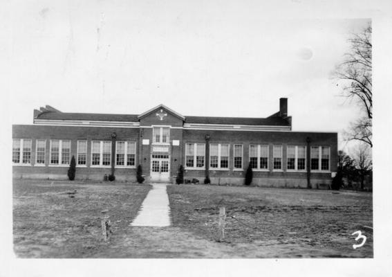 Sharpe School (front view during springtime)